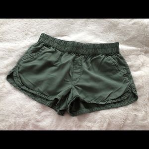Green shorts